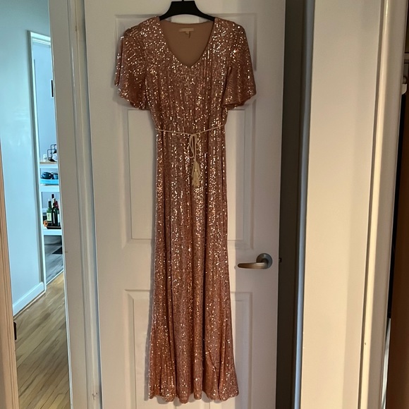 Pinkblush Dresses & Skirts - Pinkblush Sequin Maternity Maxi Dress